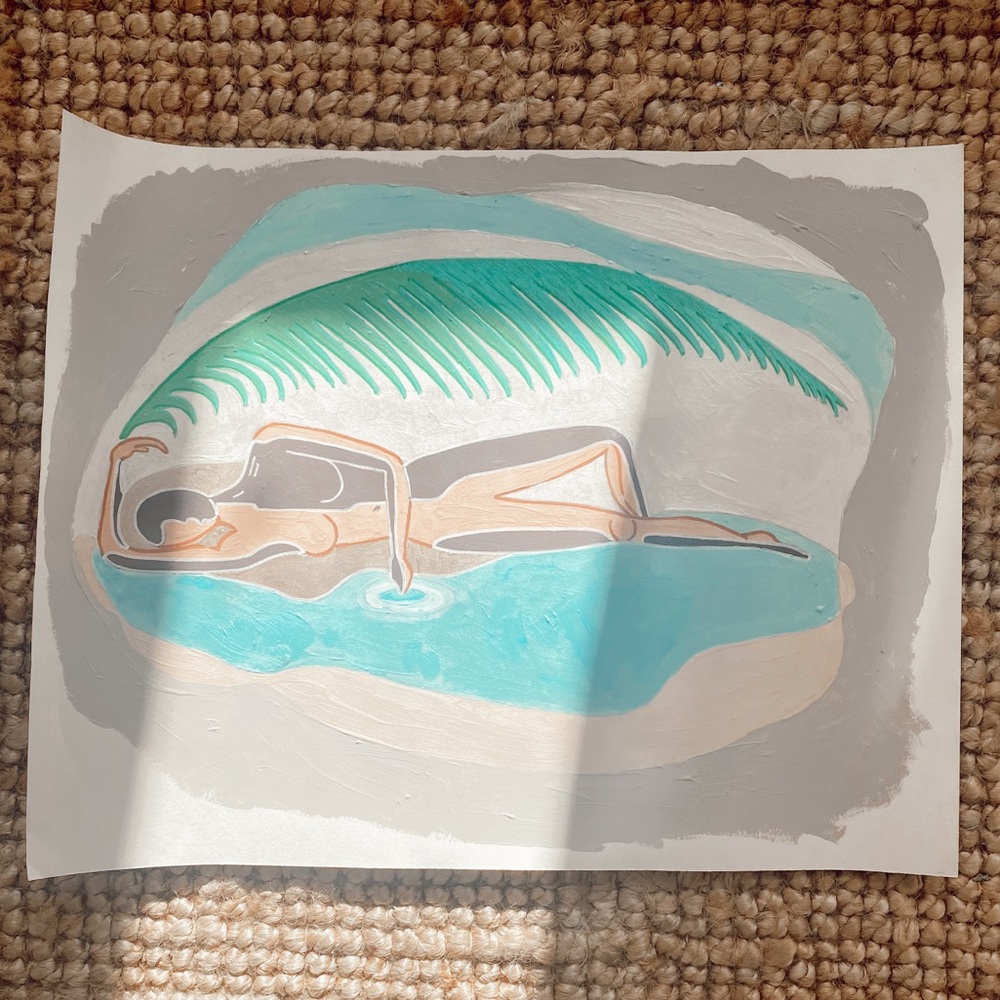 ORIGINAL ABSTRACT acrylic painting